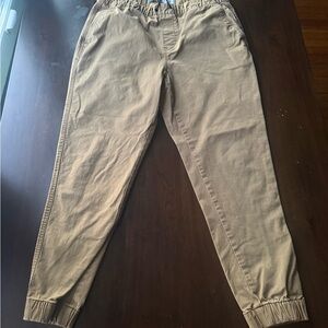 Old Navy Men's Tan Elastic Cuff Chinos